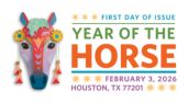 USPS, Year of the Horse Stamp cancel Year of the Horse Cancel, USPS