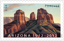 Arizona Statehood stamp Arizona Statehood Stamp 2012