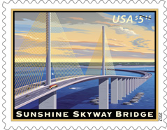 Sunshine Skyway Bridge stamp Sunshine Skyway Bridge Stamp 2012