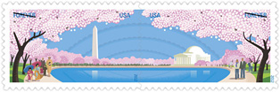 Cherry Blossom stamps Cherry Blossoms 2012 U. S. Postage Stamp