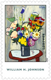 William H. Johnson stamp William H. Johnson 2012  U. S. Postage Stamp