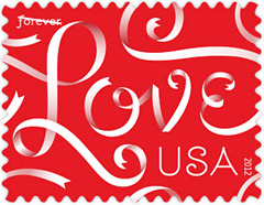 love Ribbons stamp Love Ribbons 2012 U.S. Postage Stamp