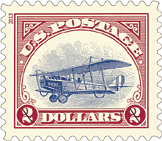 Un-Inverted Jenny Stamp, 2014 Un-Inverted Jenny Stamp, 2013