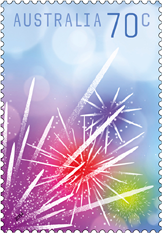 Australia Special Occasion Stamp - Fireworks 2014,