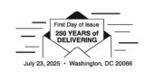 USPS, 250 Years of Delivering Stamps 250 Years of Delivering Stamps, USPS