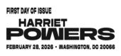 USPS, Harriet Powers Stamp cancel Harriet Powers Cancel, USPS