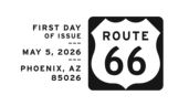 USPS, Route 66 Stamp cancel Route 66 cancel, USPS