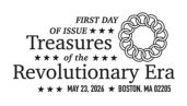 USPS, Treasures of the Revolutionary Era Stamp cancel Treasures of the Revolutionary Era cancel, USPS