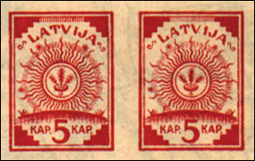 Money Stamps of Latvia by Mannel Hahn
