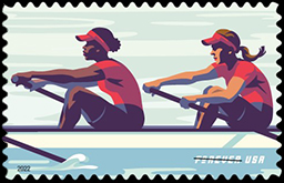 Women's Rowing Forever Stamps USPS - Women's Rowing Forever Stamps, 2022