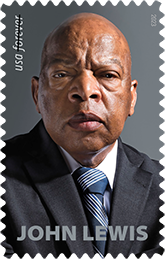 John Lewis Forever Stamp, 2023 USPS - John Lewis Forever Stamp, 2023