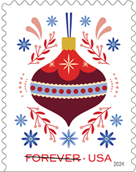 USPS Holiday Joy Forever Stamp USPS Holiday Joy Stamp 2024