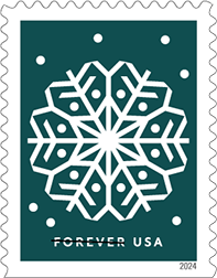 USPS Holiday Joy Forever Stamp USPS Winter Whimsey Stamp 2024