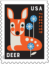 Baby Wild Animals Forever Stamp, 2025 USPS - Baby Wild Animals Forever Stamp, 2025