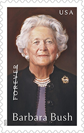 USPS, Barbara Bush Forever Stamp, 2025