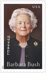 USPS Barbara Bush Forever Stamp, 2025 Barbara Bush stamp