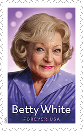Betty White Forever Stamp, 2025 USPS - Betty White Forever Stamp, 2025