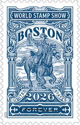 Boston Stamp Show Forever Stamp, 2025 USPS - Boston Stamp Show Forever Stamp, 2025