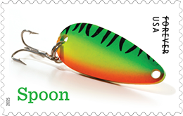 USPS, Freshwater Fishing Lures Forever Stamps, 2025