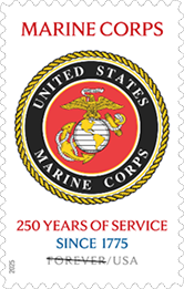 Marine Corp Forever Stamp, 2025 USPS - Marine Corps Forever Stamp, 2025