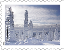 Winter Landscapes Forever Stamps, 2025 USPS - Winter Landscapes Forever Stamps, 2025