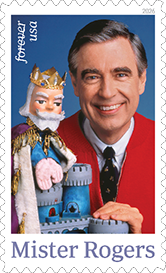 USPS, Mister Rogers forever stamp 2026