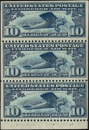Lindbergh Air Mail stamp